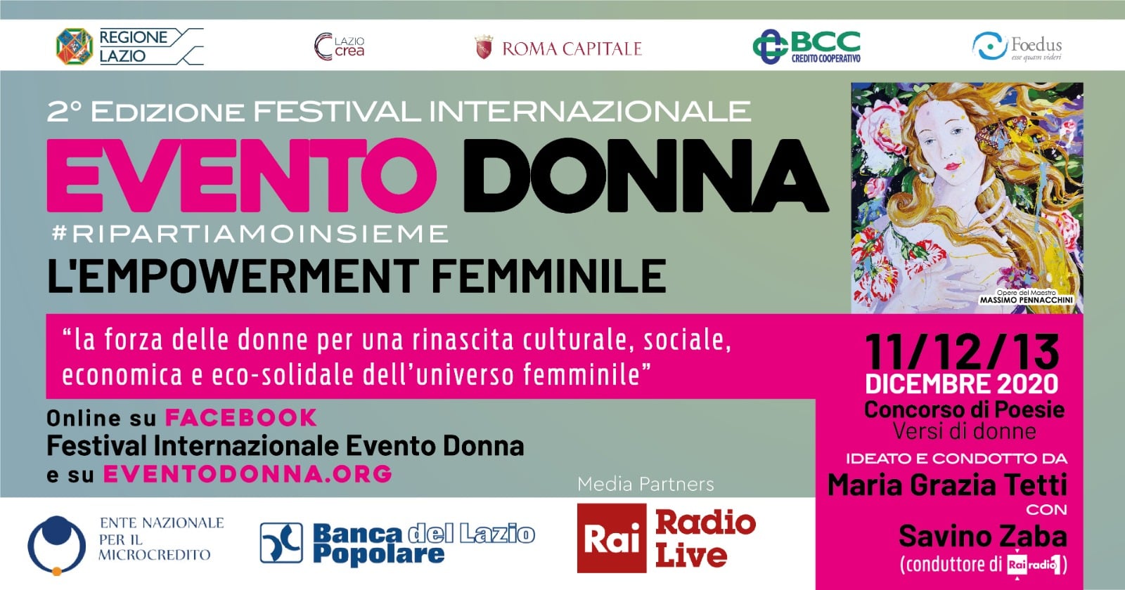 Festival Internazionale Evento Donna – Siamo Tutte Presidenti Sorridenti